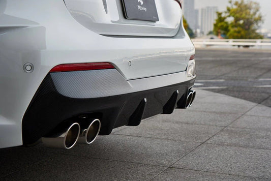 3DDesign Carbon Fibre Rear Diffuser for BMW 4 Series (2020+, G22 G23)
