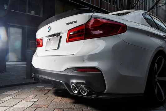 3DDesign Carbon Fibre Type 1 Rear Diffuser For BMW 5 Series M Sport (2017-2023, G30)