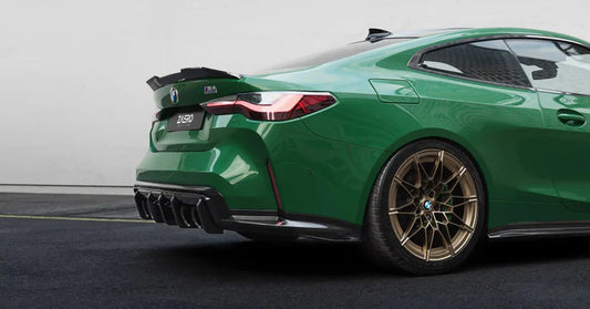 BMW M3 G80 G81 & M4 G82 G83 EVO-S Gloss Black Rear Diffuser by ZAERO (2021+)