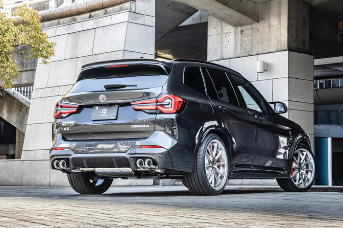 BMW X3 LCI G01 Carbon Fibre Rear Diffuser by 3D Design (2021+)
