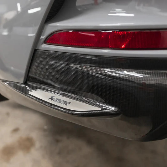 Porsche 911 GT3 / GT3 Touring Carbon Fibre Rear Diffuser in High Gloss by Akrapovic