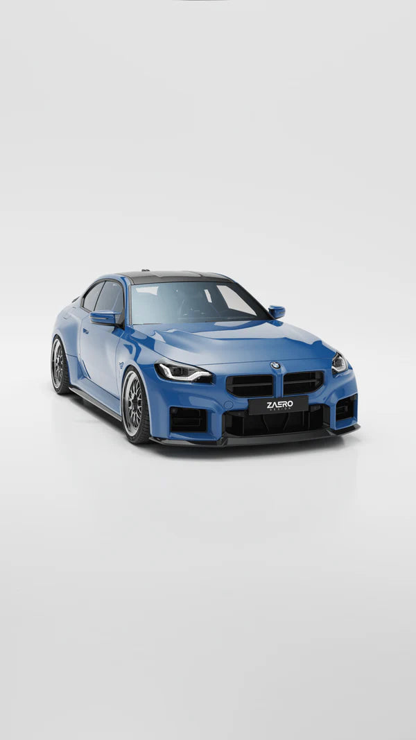 BMW M2 G87 EVO-S Gloss Black Front Lip by ZAERO (2023+)