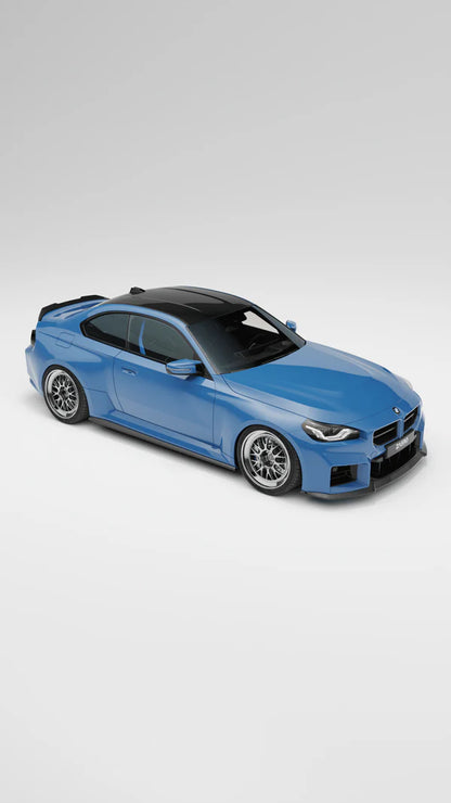 BMW M2 G87 EVO-S Gloss Black Front Lip by ZAERO (2023+)