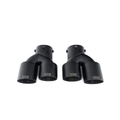 BMW M240I G42 M340I G20 AND M440I G22 CERAKOTE BLACK EXHAUST TIPS BY TRE (2021 + ) - Exhaust Tips
