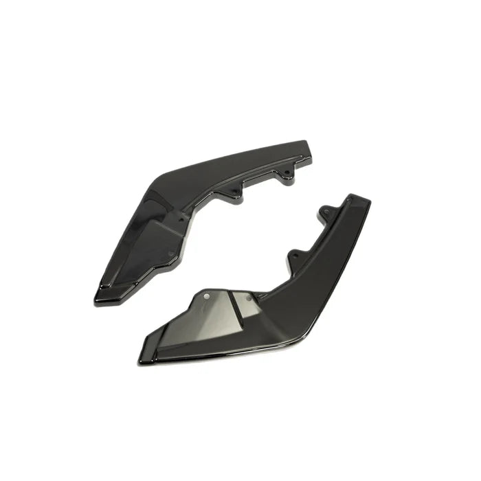 BMW 1 Series, M135i & M140i F20 F21 LCI EVO-1 Gloss Black Diffuser Side Spat Flap Extensions by ZAERO (2015-2019)
