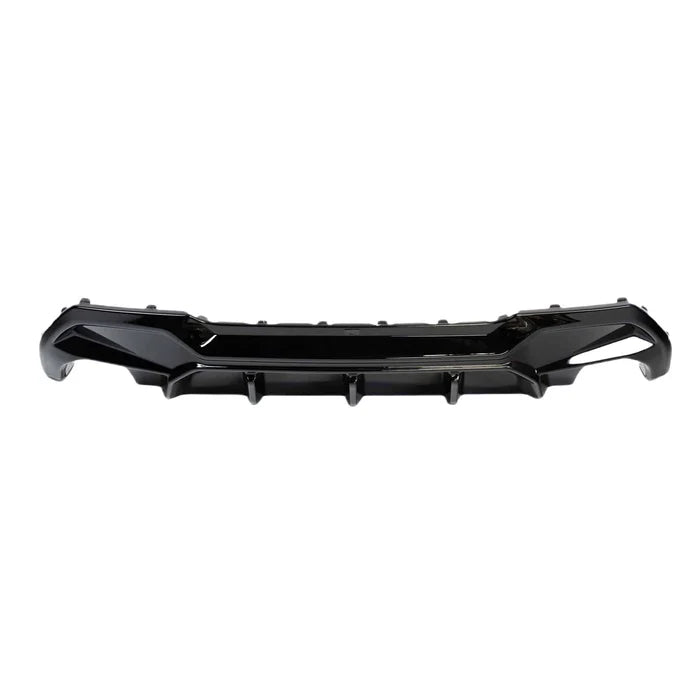 BMW M135i & 1 Series Dual Exit (128ti, 120d, 120i) F40 EVO-1 Gloss Black Rear Diffuser by ZAERO (2019-2024)