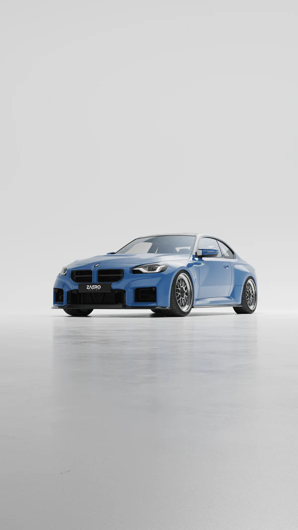 BMW M2 G87 EVO-S Gloss Black Front Lip by ZAERO (2023+)