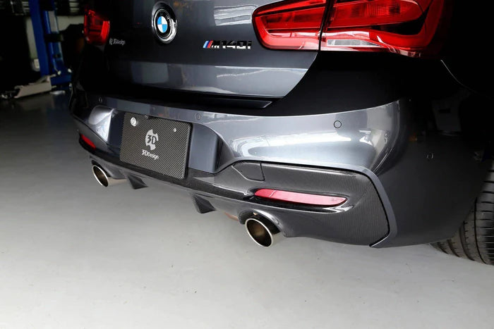 3DDesign Carbon Fibre Rear Diffuser for BMW 1 Series LCI (2015-2019, F20 F21)