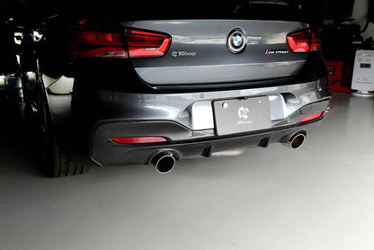 3DDesign Carbon Fibre Rear Diffuser for BMW 1 Series LCI (2015-2019, F20 F21)