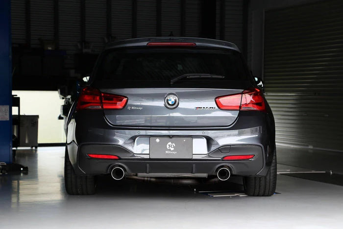 3DDesign Carbon Fibre Rear Diffuser for BMW 1 Series LCI (2015-2019, F20 F21)