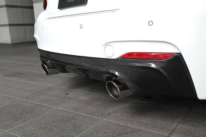 3DDesign Carbon Fibre Rear Diffuser for BMW 2 Series (2014-2020, F22 F23)