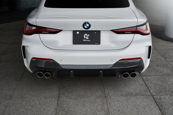 3DDesign Carbon Fibre Rear Diffuser for BMW 4 Series (2020+, G22 G23)