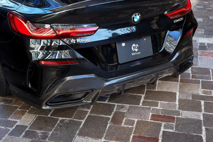 3DDesign Carbon Fibre Rear Diffuser for BMW 8 Series (2019+, G16)