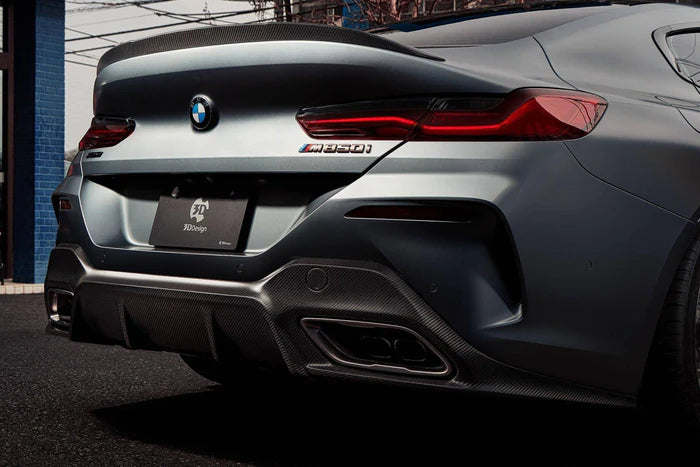3DDesign Carbon Fibre Rear Diffuser for BMW 8 Series (2019+, G16)