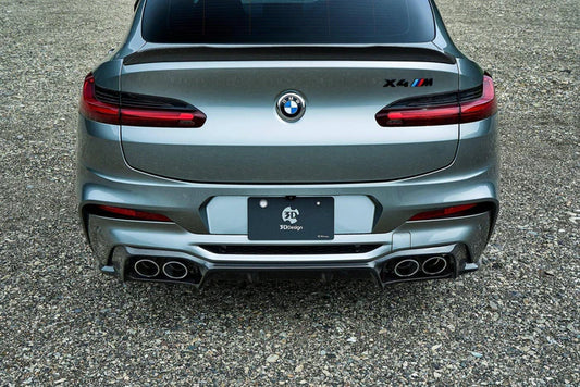 3DDesign Carbon Fibre Rear Diffuser for BMW X4M (2019+, F98)
