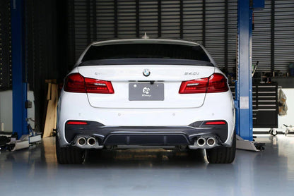 3DDesign Carbon Fibre Rear Diffuser (Type 1) for BMW 5 Series M Sport (2017-2023, G31)