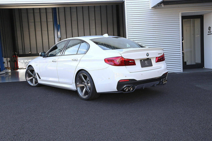3DDesign Carbon Fibre Rear Diffuser (Type 2) for BMW 5 Series M Sport (2017-2023, G30 G31)