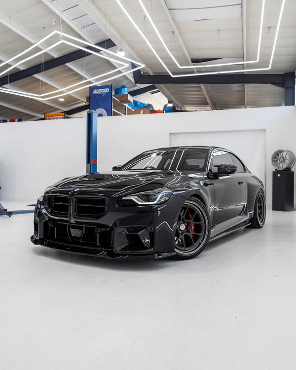 BMW M2 G87 EVO-S Gloss Black Front Lip by ZAERO (2023+)