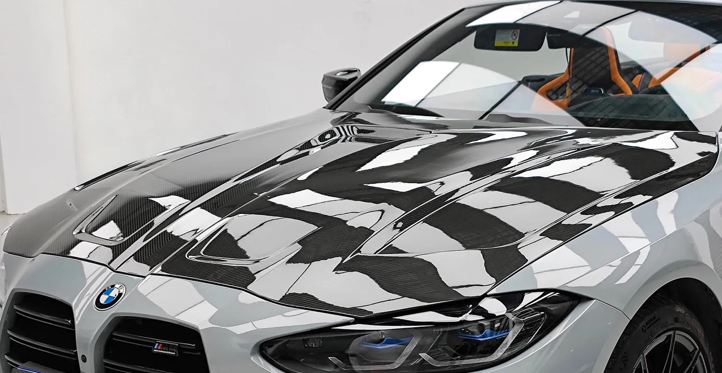 BMW M3/M4(G80/G82) Prepreg Carbon Fiber Hood/Bonnet - Carbon Hood