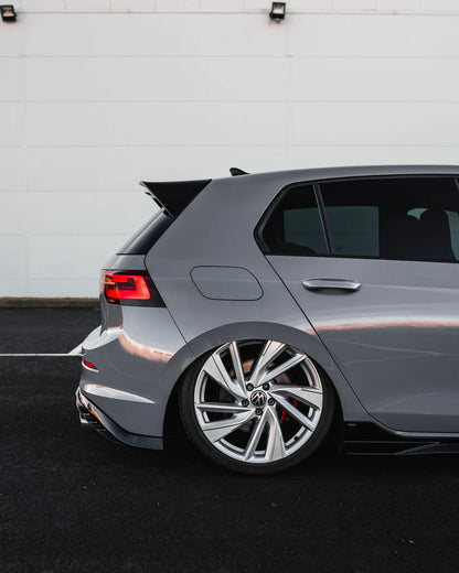 VW Golf GTI Mk8 & Mk8.5 EVO-1 Gloss Black Rear Diffuser by ZAERO (2020+)