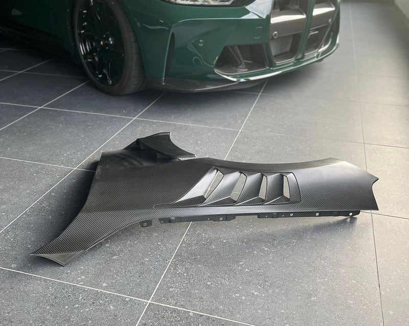 BMW M2 G87 Carbon Fibre Front Fender Wings by Alpha-N (2023 + ) - Carbon Fenders