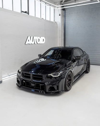 BMW M2 G87 EVO-S Gloss Black Front Lip by ZAERO (2023+)