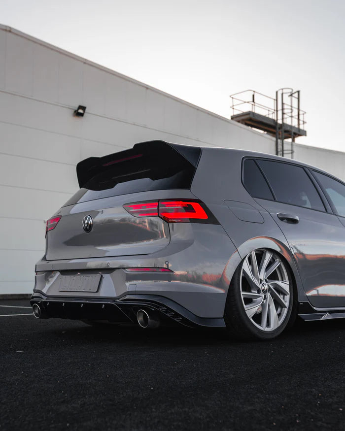 VW Golf R-Line / GTI / R / GTD / GTE Mk8 & Mk8.5 EVO-1 Gloss Black Rear Spoiler by ZAERO (2020+)