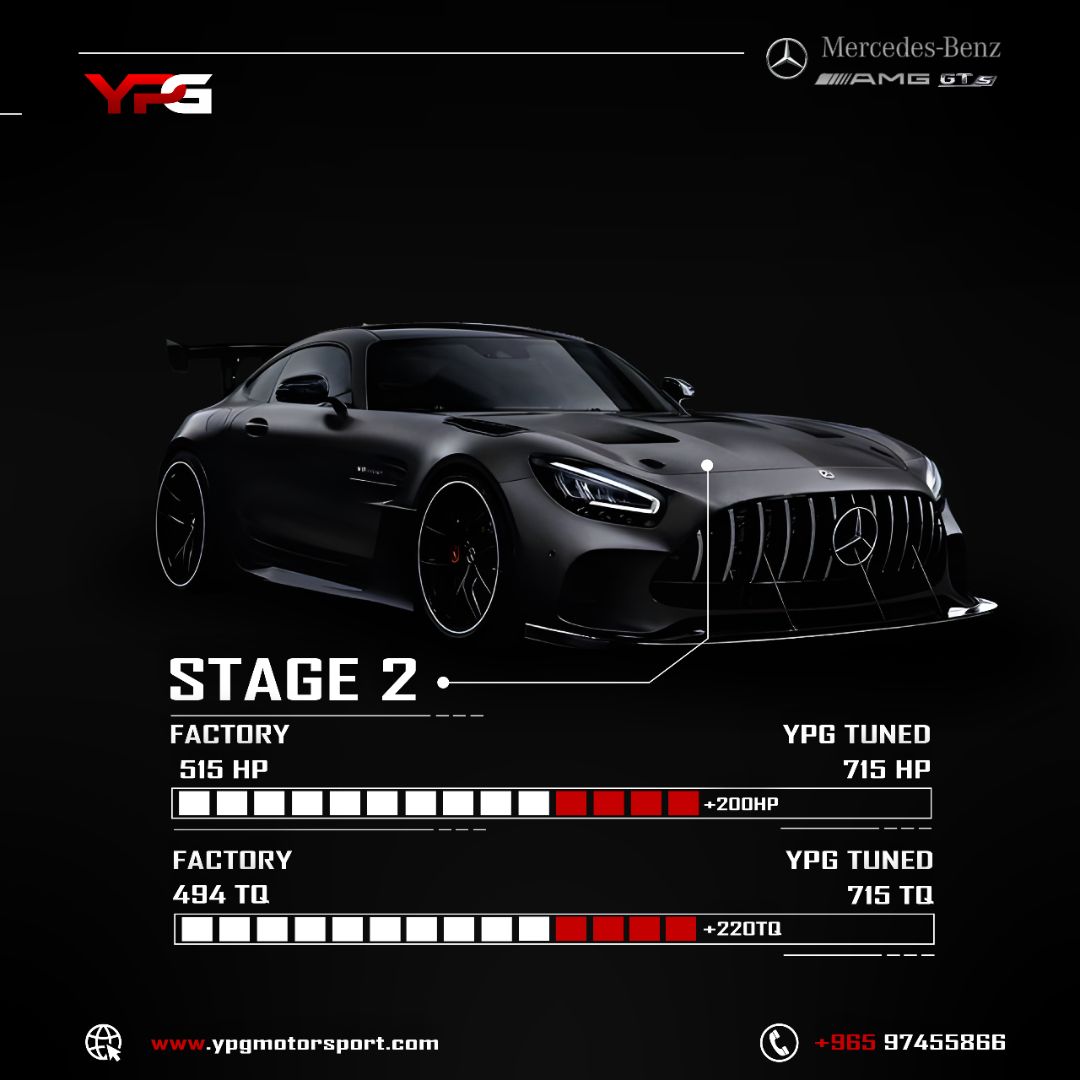 Mercedes AMG GTS Stage 2 Custom ECU Tuning Upgrade [DATA-LOGS REQUIRED] - Tuning Packages