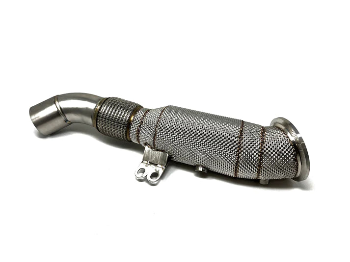 Masata BMW B58 F20 F32 G01 G30 Catted Downpipe With Heat Shield (Inc. M140i, 340i, 540i, & 740i) 200 Cells - RMT Performance European & Exotics