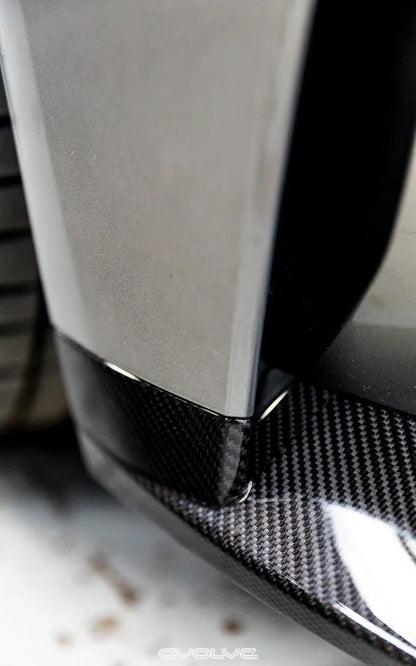 BMW M3 G80 & M4 G82 Carbon Fibre Front Bumper Corner Inserts by Alpha-N (2021+)