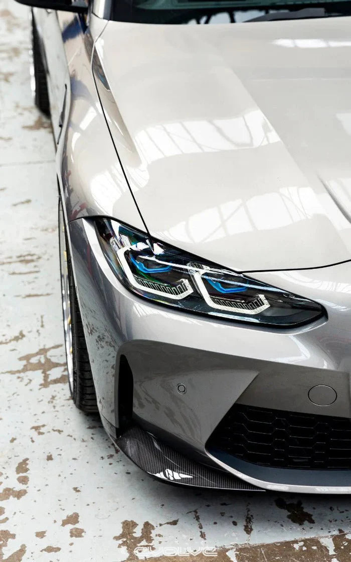 BMW M3 G80 & M4 G82 Carbon Fibre Front Bumper Corner Inserts by Alpha-N (2021+)