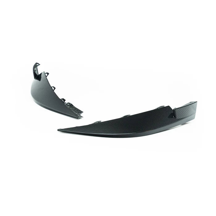 BMW M3 G80 & M4 G82 Carbon Fibre Front Bumper Corner Inserts by Alpha-N (2021+)