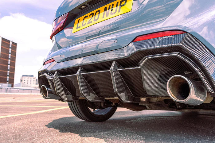 BMW 1 Series Dual Exit & M135i F40 Pre-Preg Carbon Fibre Rear Diffuser (2019-2024)