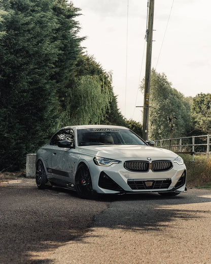 BMW 2 Series & M240i G42 Gloss Black Front Splitter (2021+)