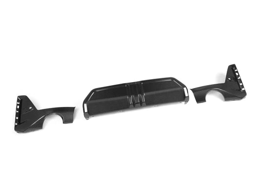 BMW 3 Series G20 G21 LCI Carbon Fibre Performance Rear Diffuser Set by TRE (2023+)
