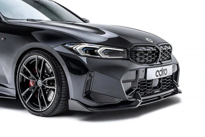 BMW 3 Series M340i G20 G21 LCI Carbon Fibre Front Splitter by Adro (2022+)