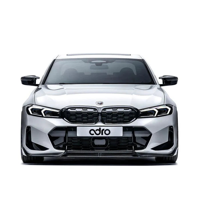 BMW 3 Series M340i G20 G21 LCI Carbon Fibre Front Splitter by Adro (2022+)