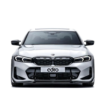 BMW 3 Series M340i G20 G21 LCI Carbon Fibre Front Splitter by Adro (2022+)