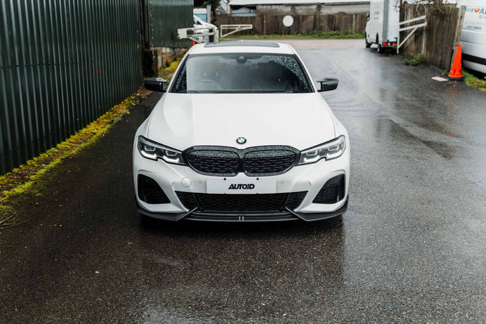 BMW 3 Series M340i G20 G21 (Pre-LCI) Carbon Fibre Front Splitter by Adro (2018-2022)