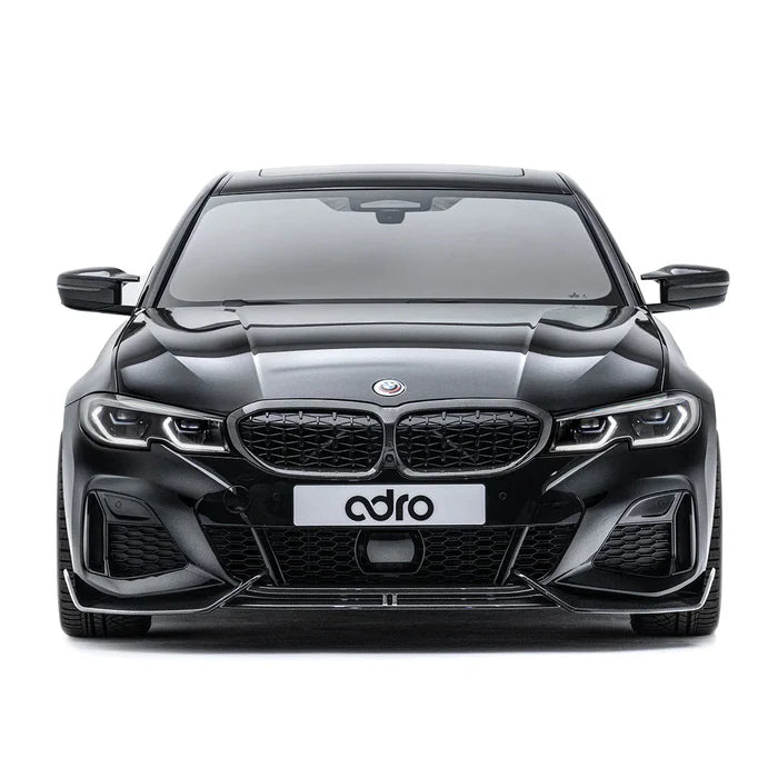 BMW 3 Series M340i G20 G21 (Pre-LCI) Carbon Fibre Front Splitter by Adro (2018-2022)