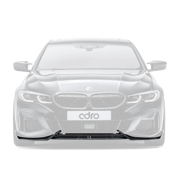 BMW 3 Series M340i G20 G21 (Pre-LCI) Carbon Fibre Front Splitter by Adro (2018-2022)
