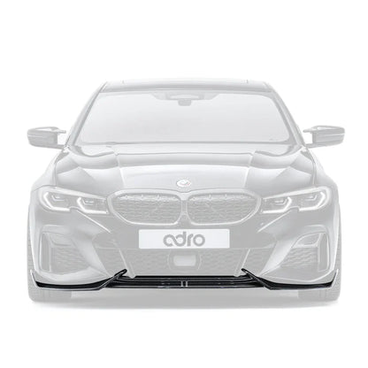 BMW 3 Series M340i G20 G21 (Pre-LCI) Carbon Fibre Front Splitter by Adro (2018-2022)