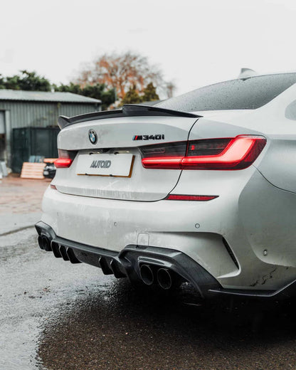BMW 3 Series M340i G20 (Pre-LCI) Carbon Fibre Rear Diffuser by Adro (2018-2022)