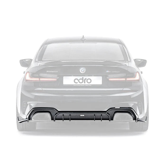 BMW 3 Series M340i G20 (Pre-LCI) Carbon Fibre Rear Diffuser by Adro (2018-2022)