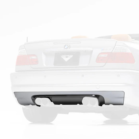 BMW E46 M3 V-CSL Aero Rear Diffuser by Vorsteiner