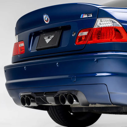 BMW E46 M3 V20 Aero Rear Diffuser Carbon Fiber By Vorsteiner