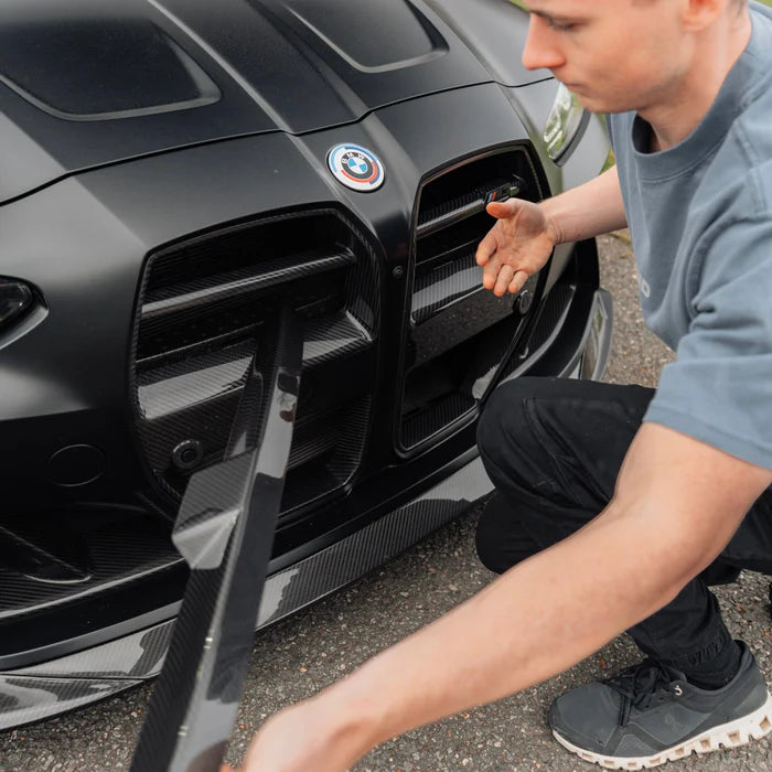 BMW G80 G81 M3 & G82 G83 M4 Pre-Preg Carbon Fibre Foam Crash Bar Cover by TRE (2021+)