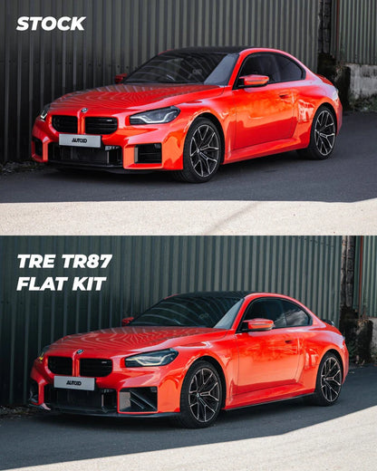 BMW G87 M2 TR87 Carbon Fibre Flat Side Skirts by TRE (2023+)