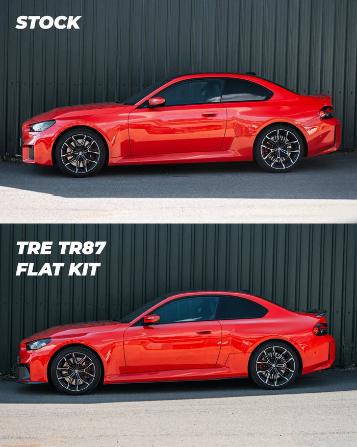BMW G87 M2 TR87 Carbon Fibre Flat Side Skirts by TRE (2023+)