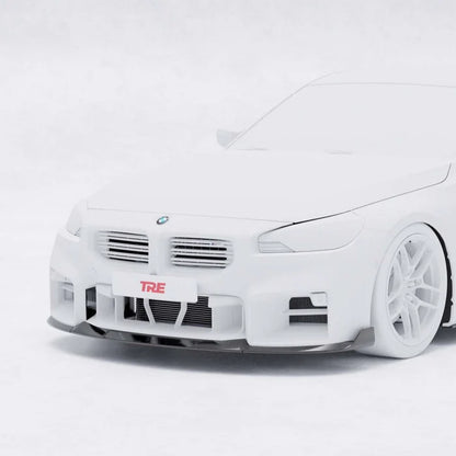 BMW G87 M2 TR87 Carbon Fibre Front Splitter with Winglets by TRE (2023+)